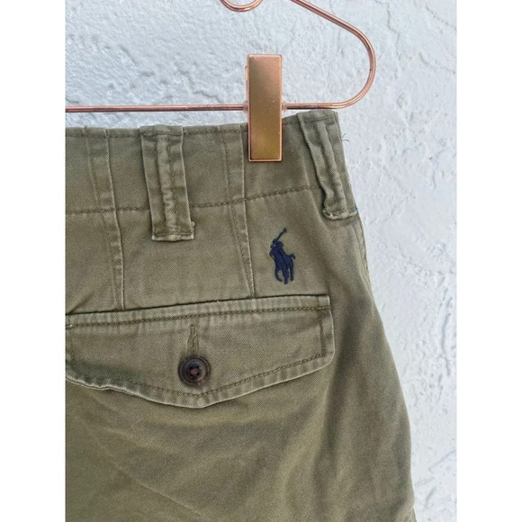 Polo Ralph Lauren Mens Flat Front Relaxed Fit Outdoor Cargo Short Green Sz 29 - Picture 4 of 12